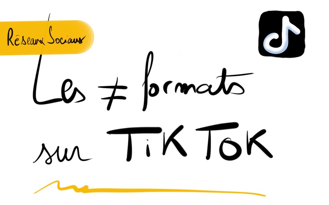 Les divers formats de contenus sur TikTok